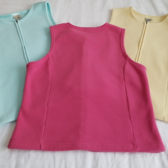 3 LL Bean fleece vests - Picture 4 of 8